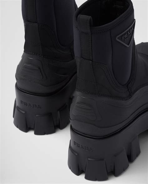 prada black nylon belt|Prada monolith re nylon boots.